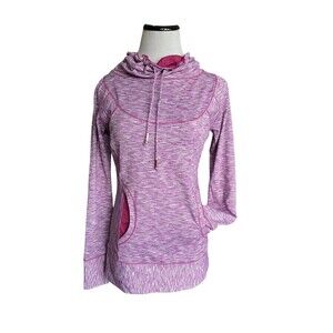 PrAna Womens Cornelia Funnel Neck Top Size S Purple Activewear Performance Gym